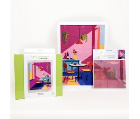 Kit canevas complet avec fils - Tête-à-tête 30 x 40 cm - vue 5