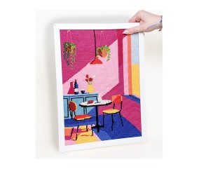Kit canevas complet avec fils - Tête-à-tête 30 x 40 cm - vue 8