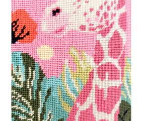 Kit canevas complet avec fils - Girafe pop 30 x 30 cm - vue 4