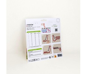 Kit canevas complet avec fils - Girafe pop 30 x 30 cm - vue 5