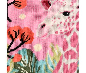 Kit canevas complet avec fils - Girafe pop 30 x 30 cm - vue 6