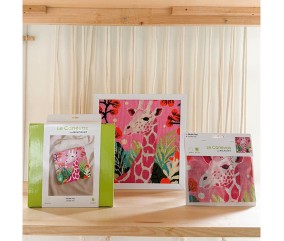 Kit canevas complet avec fils - Girafe pop 30 x 30 cm - vue 8