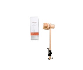 Support tambour broderie Milpoint - Pince de table en hêtre - présentation sur fond blanc