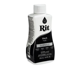 Teinture textile Rit Dye All-Purpose liquide - 236 ml - Noir - flacon de profil