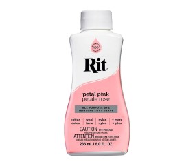 Teinture textile Rit Dye All-Purpose liquide - 236 ml - Pétale Rose - flacon de face