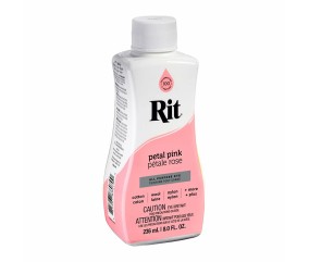 Teinture textile Rit Dye All-Purpose liquide - 236 ml - Pétale Rose - flacon de profil