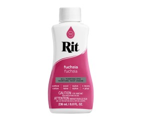 Teinture textile Rit Dye All-Purpose liquide - 236 ml - Fuchsia - flacon de face