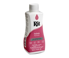 Teinture textile Rit Dye All-Purpose liquide - 236 ml - Fuchsia - flacon de profil