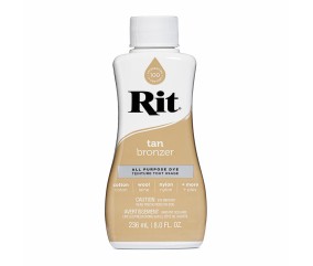 Teinture textile Rit Dye All-Purpose liquide - 236 ml - Tan - flacon de face