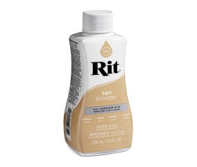 Teinture textile Rit Dye All-Purpose liquide - 236 ml - Tan - flacon de profil