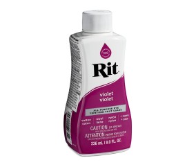 Teinture textile Rit Dye All-Purpose liquide - 236 ml - Violet - flacon de profil