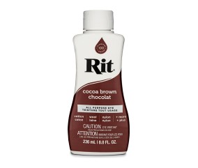 Teinture textile Rit Dye All-Purpose liquide - 236 ml - Chocolat - flacon de face