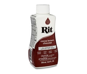 Teinture textile Rit Dye All-Purpose liquide - 236 ml - Chocolat - flacon de profil