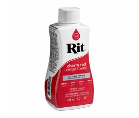 Teinture textile Rit Dye All-Purpose liquide - 236 ml - Cerise Rouge - flacon de profil
