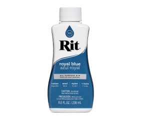 Teinture textile Rit Dye All-Purpose liquide - 236 ml - Bleu Roi - flacon de face