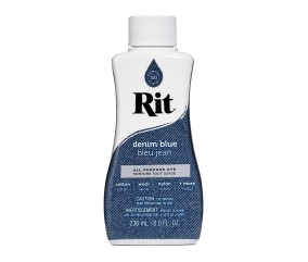 Teinture textile Rit Dye All-Purpose liquide - 236 ml - Bleu Jean - flacon de face