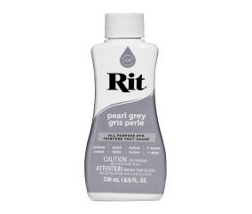 Teinture textile Rit Dye All-Purpose liquide - 236 ml - Gris Perle - flacon de face