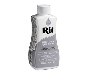 Teinture textile Rit Dye All-Purpose liquide - 236 ml - Gris Perle - flacon de profil