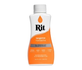 Teinture textile Rit Dye All-Purpose liquide - 236 ml - Tangerine - flacon de face