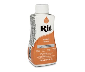 Teinture textile Rit Dye All-Purpose liquide - 236 ml - Fauve - flacon de profil