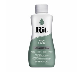 Teinture textile Rit Dye All-Purpose liquide - 236 ml - Sauge - flacon de face