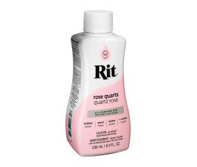 Teinture textile Rit Dye All-Purpose liquide - 236 ml - Rose Quartz - flacon de profil