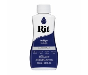 Teinture textile Rit Dye All-Purpose liquide - 236 ml - Indigo - flacon de face
