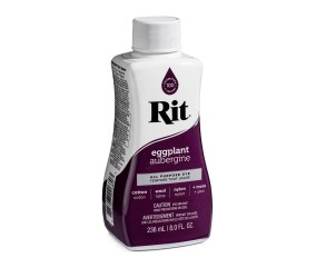 Teinture textile Rit Dye All-Purpose liquide - 236 ml - Aubergine - flacon de profil