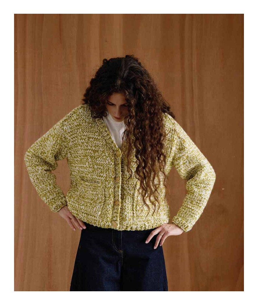 Gilet Flaienne - Patron tricot Phildar - modèle porté