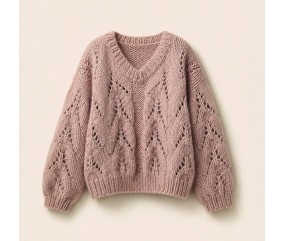 Pull Floris - Patron tricot Phildar - modèle fini