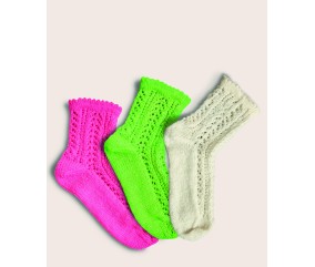 Chaussettes Emma - Patron tricot Phildar - modèle porté