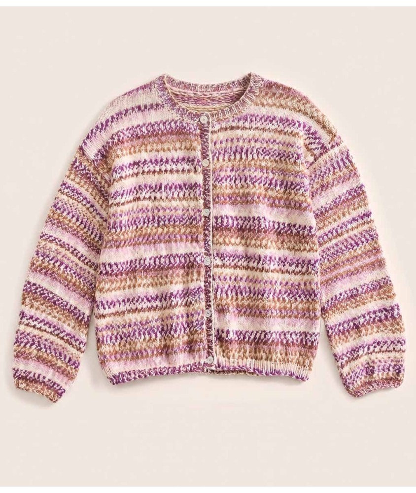 Gilet Éole - Patron tricot Phildar - modèle porté