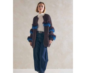 Veste Clarisse - Patron tricot Phildar - modèle porté