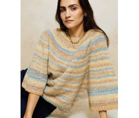 Pull Bella - Patron tricot Phildar - modèle porté