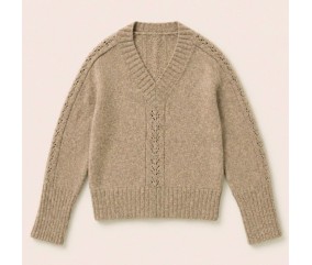 Pull Bora - Patron tricot Phildar - modèle fini