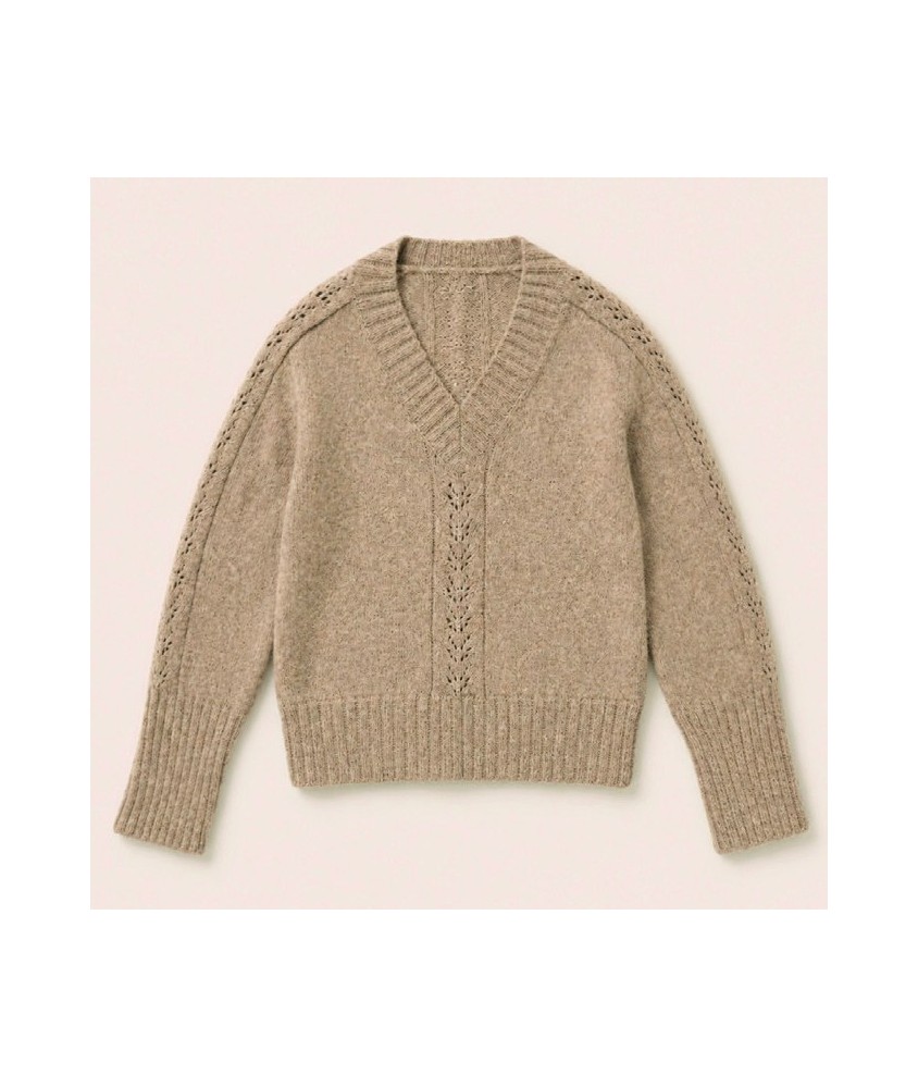 Pull Bora - Patron tricot Phildar - modèle fini