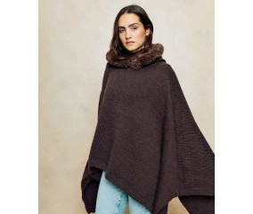 Cape Blanche - Patron tricot Phildar - modèle porté