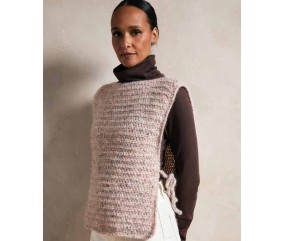Plastron Anita - Patron crochet Phildar - modèle porté