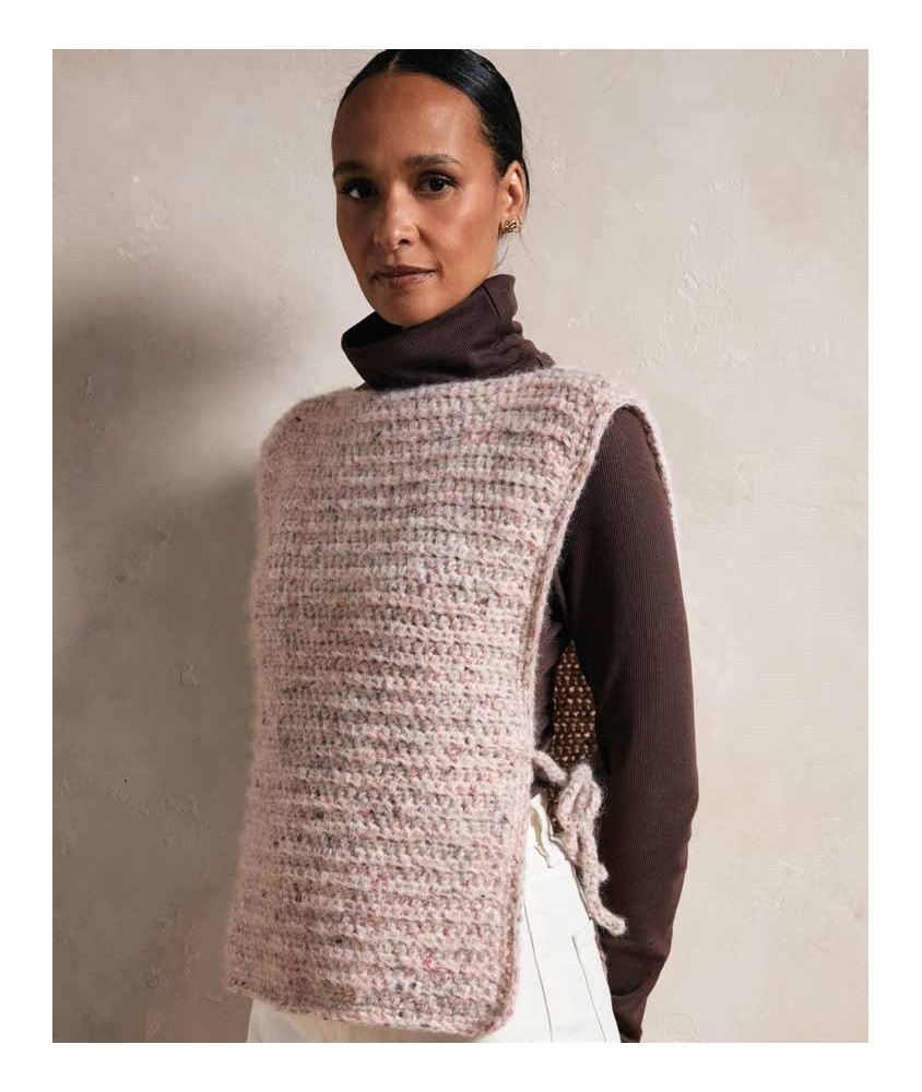 Plastron Anita - Patron crochet Phildar - modèle porté