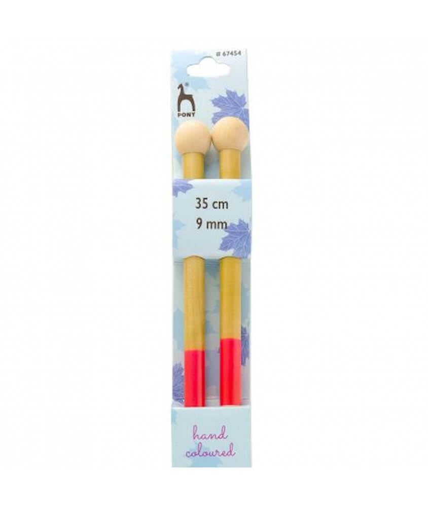 Aiguilles à tricoter 35 cm Bois Flair Du N°3 au 10 - Pony Aiguilles à tricoter 35 cm Bois Flair Du N°3 au 10 - Pony