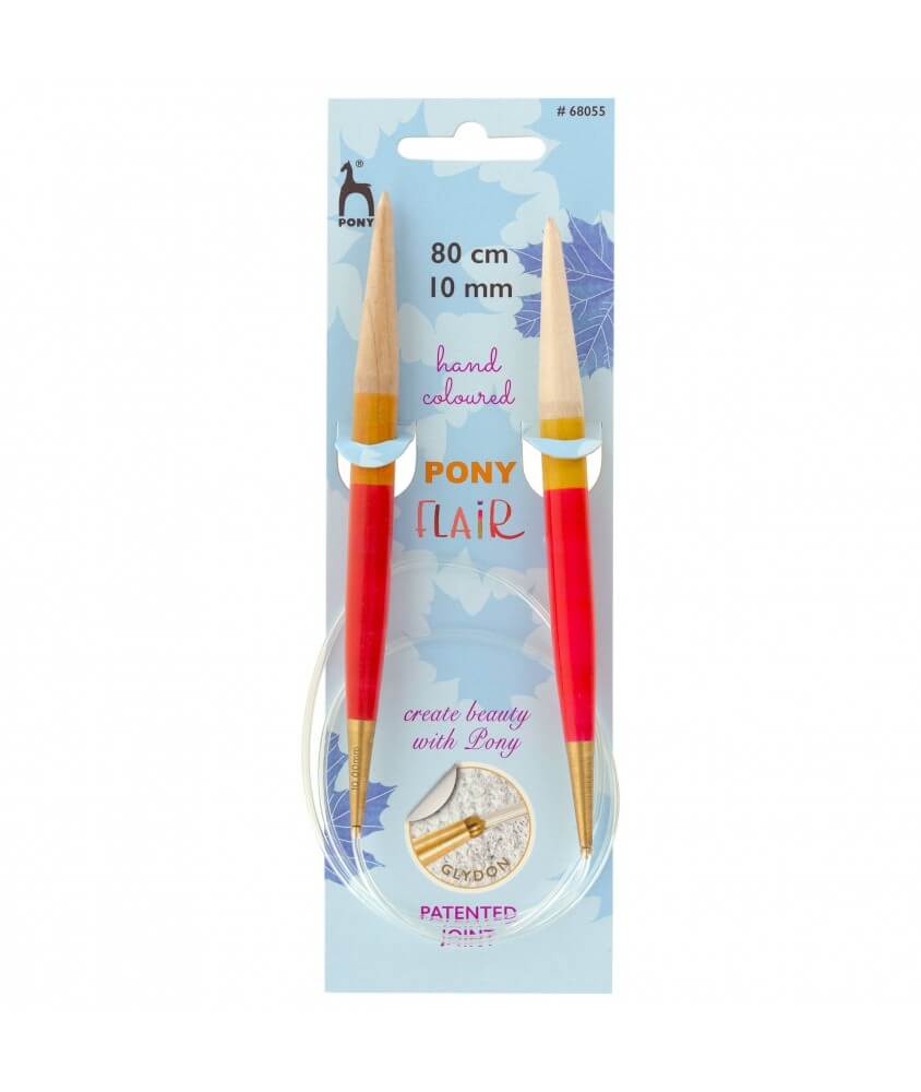 Aiguilles circulaires fixes 80 cm Bois Flair Du N°3 au 10 - Pony Aiguilles circulaires fixes 80 cm Bois Flair Du N°3 au 10 - Pony