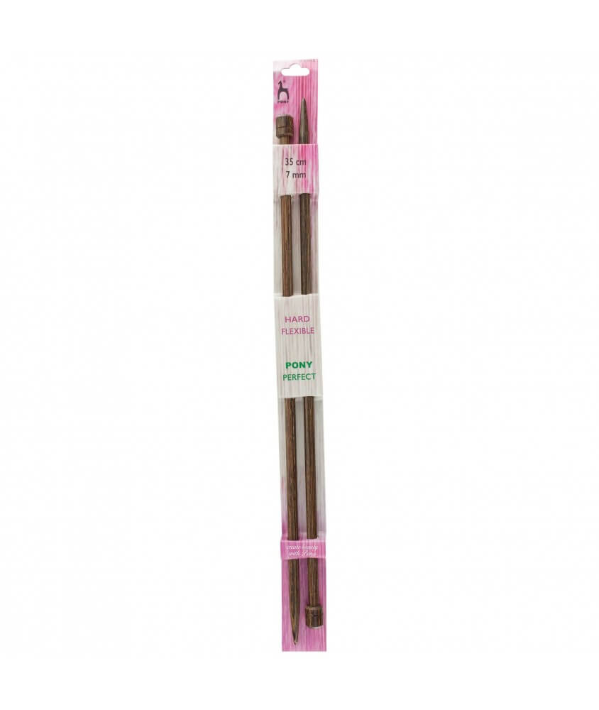 Aiguilles à tricoter 35 cm Bois Perfect Du N°3 au 10 - Pony Aiguilles à tricoter 35 cm Bois Perfect Du N°3 au 10 - Pony