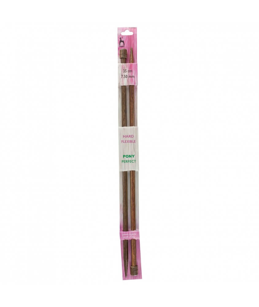 Aiguilles à tricoter 35 cm Bois Perfect Du N°3 au 10 - Pony Aiguilles à tricoter 35 cm Bois Perfect Du N°3 au 10 - Pony