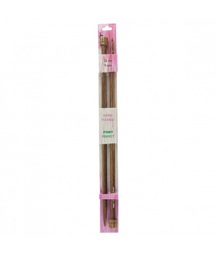 Aiguilles à tricoter 35 cm Bois Perfect Du N°3 au 10 - Pony Aiguilles à tricoter 35 cm Bois Perfect Du N°3 au 10 - Pony