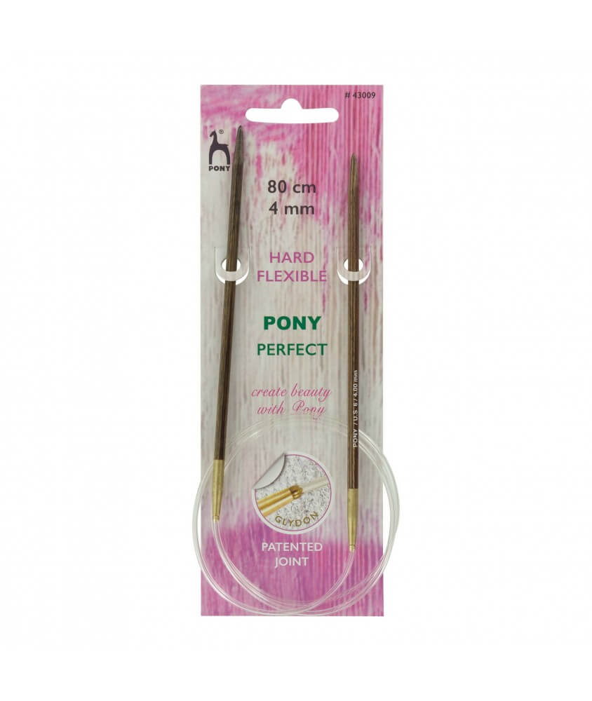 Aiguilles circulaires fixes 80 cm Bois Perfect Du N°3 au 10 - Pony Aiguilles circulaires fixes 80 cm Bois Perfect Du N°3 au 10 - Pony