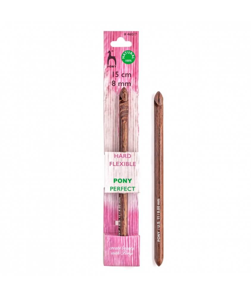 Crochets 15 cm Bois Perfect Du N°3 au 10 - Pony Crochets 15 cm Bois Perfect Du N°3 au 10 - Pony