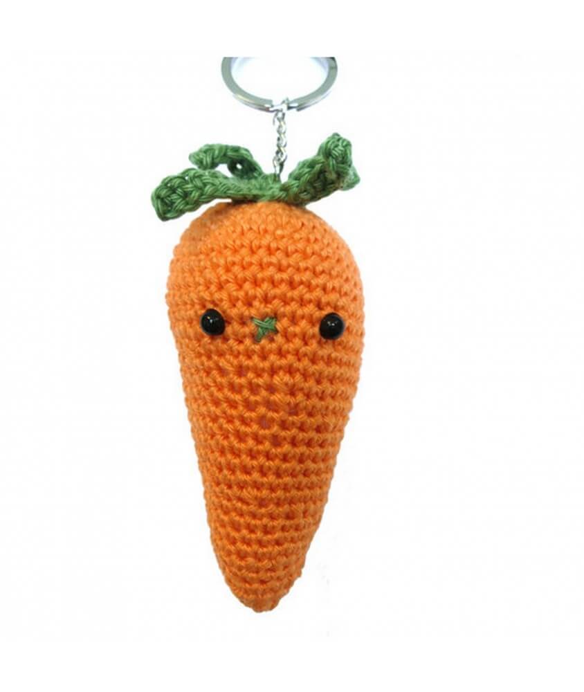Kit Crochet Porte clés Carotte - Amigurumi Hardicraft