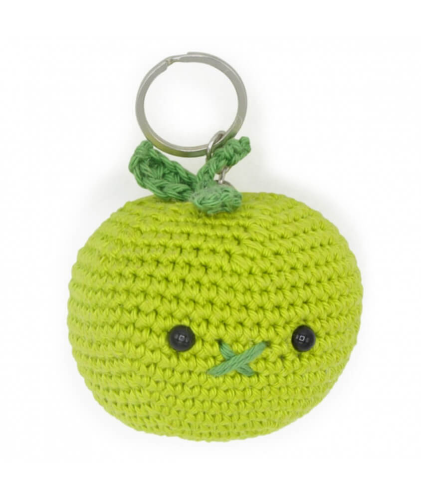 Kit Crochet Porte clés Pomme - Amigurumi Hardicraft