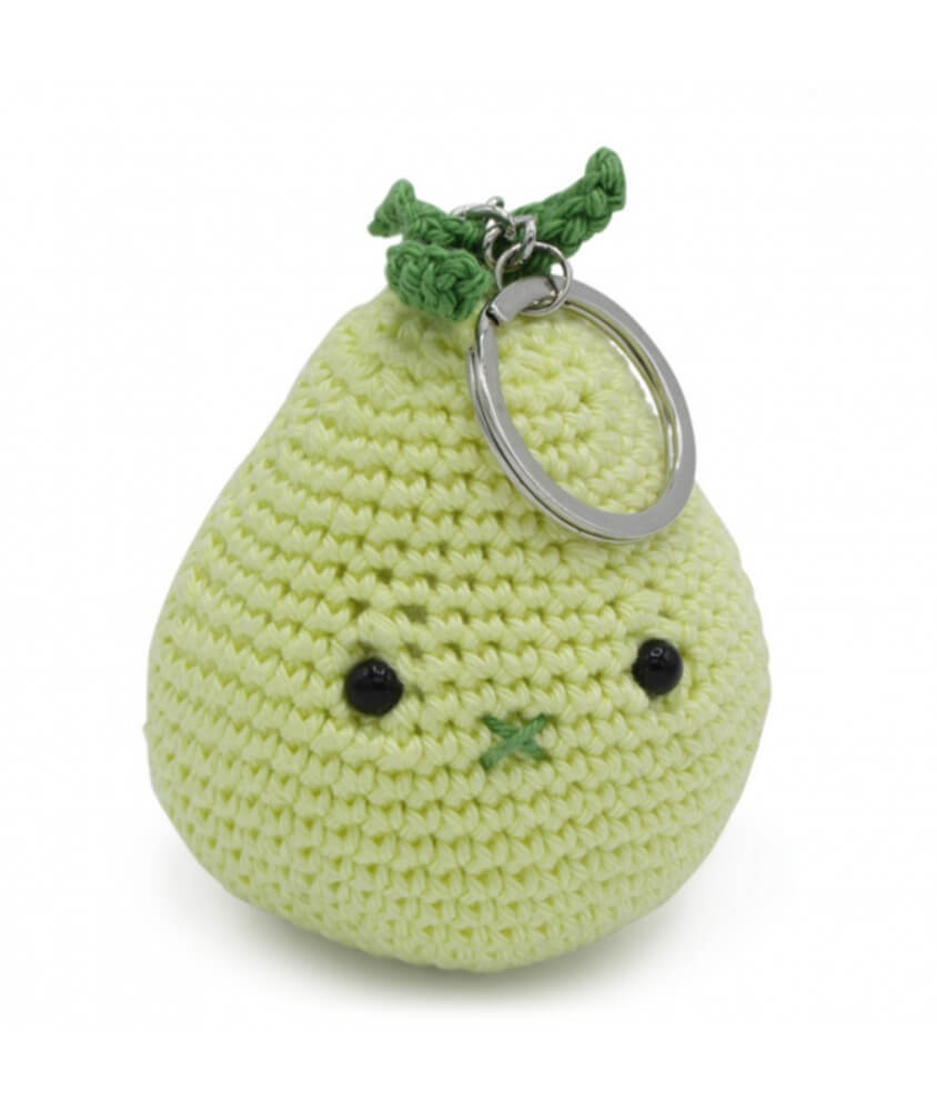 Kit Crochet Porte clés Pomme - Amigurumi Hardicraft