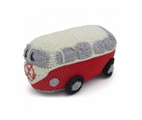 Kit Crochet Minibus rétro rouge - Amigurumi Hardicraft